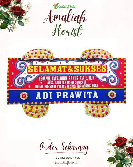 Papan Bunga Ucapan Selamat Selomarto
